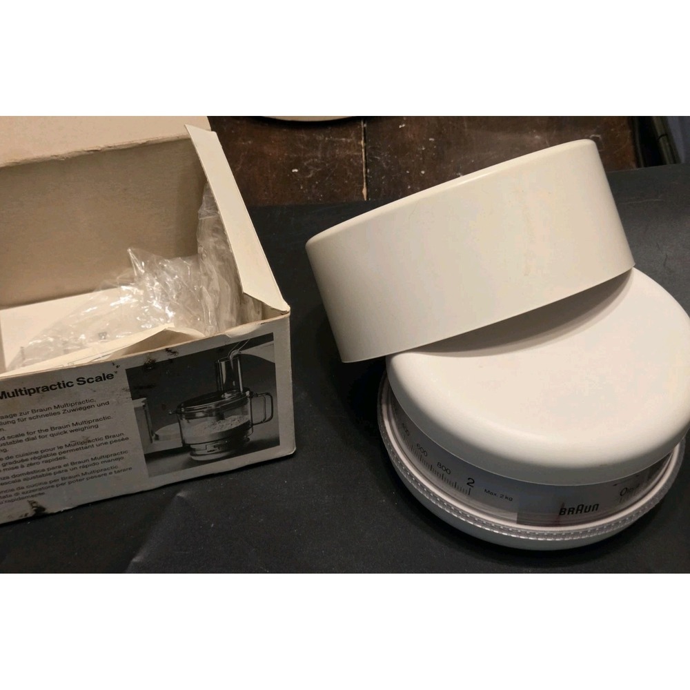 Vintage BRAUN UKW 1 Multipractic Household Scale 4243 Made in Switzerland